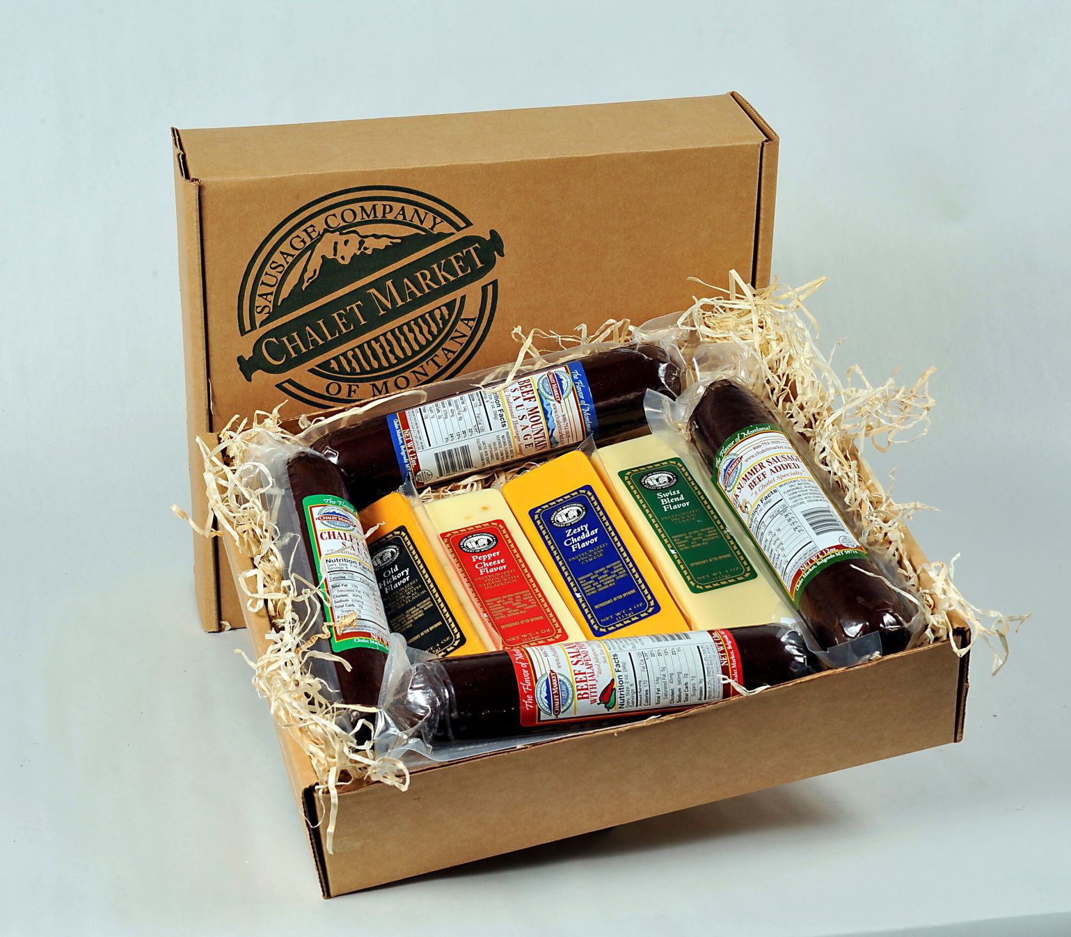 Chalet Market Montana meat and cheese gift box